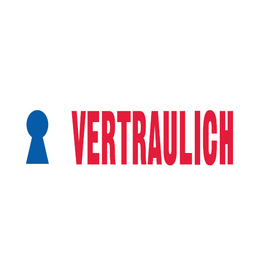 Trodat Office Printy 4912 "VERTRAULICH" 