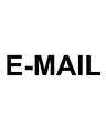 Holzstempel mit Lagertext "E-MAIL" 