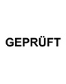 Holzstempel mit Lagertext "GEPRFT" 
