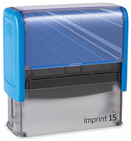 Imprint 15 blau