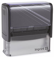 Imprint 15 schwarz