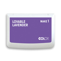 Stempelkissen Colop Make 1 lovable lavender, Gre: 9 x 5 cm
