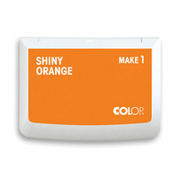 Stempelkissen Colop Make 1 shiny orange, Gre: 9 x 5 cm